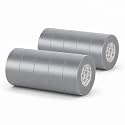 GGR Supplies EL-766AW Gray General Purpose Electrical Tape, 2 Inch x 66 Feet, 7 Mil PVC, UL/CSA Listed Core, 600V Flame-Retardant Insulation for Wire Splicing, Bundling & Color Coding, Pack of 10