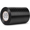 GGR Supplies EL-766AW Black General Purpose Electrical Tape, 1/2 Inch x 66 Feet, 7 Mil PVC, UL/CSA Listed Core, 600V Flame-Retardant Insulation for Wire Splicing, Bundling &amp; Color Coding, Pack of 10