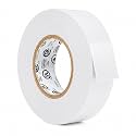 GGR Supplies EL-766AW White General Purpose Electrical Tape, 1 Inch x 66 Feet, 7 Mil PVC, UL/CSA Listed Core, 600V Flame-Retardant Insulation for Wire Splicing, Bundling &amp; Color Coding, Pack of 1