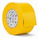 GGR Supplies EL-766AW Yellow General Purpose Electrical Tape, 2 Inch x 66 Feet, 7 Mil PVC, UL/CSA Listed Core, 600V Flame-Retardant Insulation for Wire Splicing, Bundling &amp; Color Coding, Pack of 1