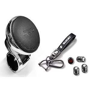 universal steering wheel spinner knob  auxiliary control booster aid  car steering wheel strengthener  auto handle enhancer nob black valvkychn suz