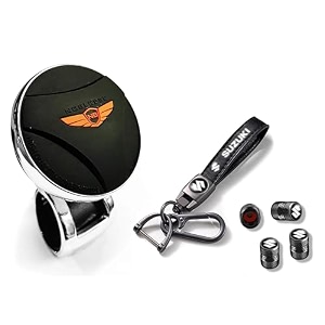 universal steering wheel spinner knob  auxiliary control booster aid  car steering wheel strengthener  auto handle enhancer nob blkor valvkychn suz