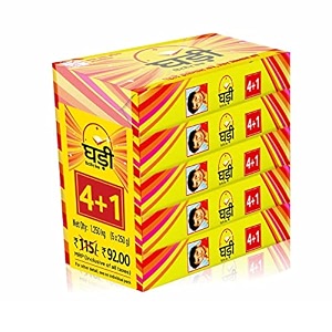 ghadi laundry detergent bar 250  5 pack of 1