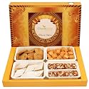 Ghasitaram Gifts Big Box of kaju katli, dodha Burfi/ Barfi, Methi mathi and shakar pada|Gift Hamper| Diwali Gift Hamper|Food Hampers|Gourmet Hampers|