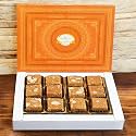 Ghasitaram Gifts Diwali Gifts Diwali Sweets - Nani's Special Besan Barfi 400 GMS