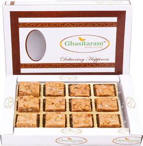 Ghasitaram Gifts Holi Sweets-Butterscotch Drfruit Bites 12