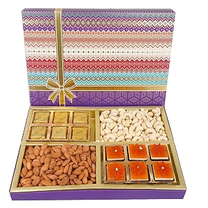 jaiccha gifts diwali-fresh fruit n nut dryfruit box with mangoampmewa bites700 ggift for diwaliholivalentinebirthdayanniversarygift for herhimmothers dayfathers day