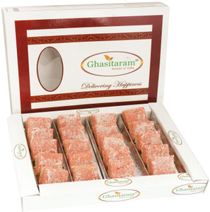 Ghasitaram Gifts Mawa Coconut Barfi