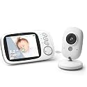 GHB Baby Monitor with Camera Baby Monitor 3.2 Inch LCD Display