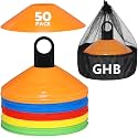 GHB Soccer Cones 25/50/100 Pack Disc Soccer Sport Cones