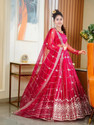 Gheludi Girls Lehenga Choli Party Wear Embroidered