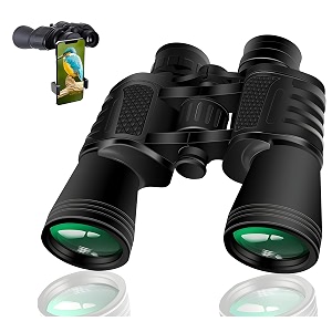 ghime binoculars for long distance 7x50 ultra hd binocular for bird watching wildlife and range 2000 meter with phone adapter storage bag wide eyepiece and bright bak 4 glass