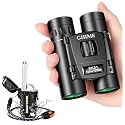 Ghime Binoculars for Long Distance 8x21 Compact Binocular Small Clear View, Easy Focus Lightweight Portable Binoculars for Bird Watching, Travel, Concert (8x21 with Lighter)