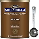 Ghirardelli Mocha Premium Frappé Mix, 3.12 lb Can with Ghirardelli Stamped Barista Spoon