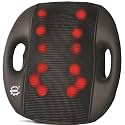 GHK H90 Shiatsu Back, Neck, Calf 12 Ball Multifunction Massage Cushion Machine for Car, Home & Office Use Car Adaptor & Electric Adaptor Inclusive (Rust colour)