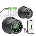 GHome Smart Fingerprint Door Knob with Keypad, App & Rechargeable Battery