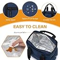 GHORI ENTERPRISH® Large Insulated Lunch Bag for Office Men, Women, Kids School, Travel Tiffin Bag Pouch, Hot & Cold Lunch Box Bags for Boys, and Girls, Polyester, 10 Liters (NB)