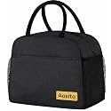 GHORI ENTERPRISH® Large Insulated Lunch Bag for Office Men, Women, Kids School, Travel Tiffin Bag Pouch, Hot &amp; Cold Lunch Box Bags for Boys, and Girls, Polyester, 10 Liters (Black)