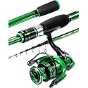 Ghosthorn Telescopic Fishing Rod and Reel Combo,Spinning Travel Kit