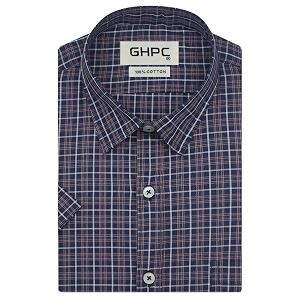 GHPC 100 Cotton Checkered Half Sleeves Regular