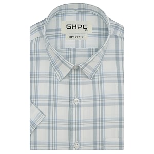 GHPC 100 Cotton Checkered Half Sleeves Regular