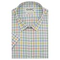 GHPC 100 Cotton Checkered Half Sleeves Regular