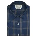 GHPC 100 Cotton Checkered Half Sleeves Regular