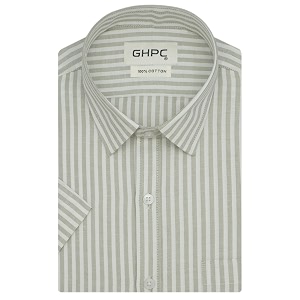 GHPC 100 Cotton Striped Half Sleeves Regular
