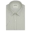 GHPC 100 Cotton Striped Half Sleeves Regular