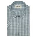 GHPC Cotton Checkered Half Sleeves Regular Fit