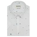 GHPC Cotton Linen Printed Half Sleeves Regular
