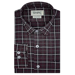 GHPC Cottswool Winter Wear Woolen Windowpane Checks