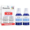 GI 76 Compatible Ink for Canon Maxify GX3070 GX3072 GX4070 GX5070 GX5570 GX6070 GX6570 GX7070 Printer (GI 76 Cyan Ink 2 Pcs)