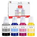 GI 76 Compatible Ink for Canon Maxify GX3070 GX3072 GX4070 GX5070 GX5570 GX6070 GX6570 GX7070 Printer (GI 76 Ink Set 4 Color)