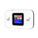 GIANAC 4G SIM Supported WiFi Dongle with LED Display, Portable Pocket Mobile 4G Hotspot,300Mbps High-Speed Wireless Internet, 3000mAh Rechargeable Battery, Connect Up to 10 Devices, Laptop & Travel