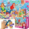 Giant Floor Puzzles for Kids Ages 4-6 - 2x3 Feet Extra-Thick 48 Pieces