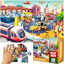 Giant Floor Puzzles for Kids Ages 4-6 - 48 Pieces Toddlers Puzzles Ages 3-5