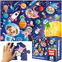 Giant Floor Puzzles for Kids Ages 4-6 - 2x3 Feet Extra-Thick 48 Pieces