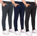GIBBONTE Slim Fit Men Black Blue Grey