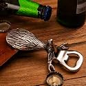 GIBOX Antique Stag Bottle Opener Tool, Pack of 1 | Silver Finish Wine Bottle Opener | Barware Accessory, Wine and Beer Cap Remover | Gift for Husband &amp; Father | Cool Bottle Openers for Giftings