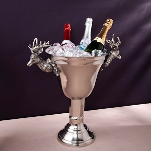 gibox stag breezer beverage tub bowl amp decor ice bucket container barware ice holder for home bar parties - large drink bucket
