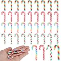 Giegxin 60 Pcs Christmas Fake Candy Cane for Crafts,Large,Cane