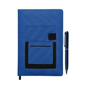 giftana 2 in 1 diary with pen gift set for men and women leather notebook diary amp metal pen birthday gifts for husband brother father new year corporate gift for employee gift set blue