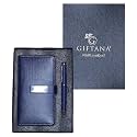 Giftana 2 in 1 Diary with Pen Gift Set for Men and Women, Leather Notebook Diary &amp; Metal Pen Birthday Gifts for Husband, Brother, Father Diwali Corporate Gift for Employee Gift Set (Navy Blue)
