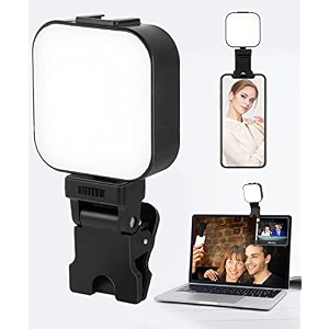 giftmax ay-49j mini video light led camera full color portable photography lighting cri 95 6000k dimmable panel lamp white light without battery