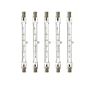 GIFTMAX Photographic Studio Lights (Halogen Tube 1000W Five, Halogen Tube 1000W (Pack of 5)