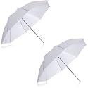GiftMax® Professional White Umbrella 80cm/32 inch for Photography Studio Light Flash, Camera Flash, Video Light (Photography Umbrella) (Pack of 2, White)