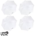 GiftMax® Professional White Umbrella 80cm/32 inch for Photography Studio Light Flash, Camera Flash, Video Light (Photography Umbrella) (Pack of 4, White)