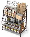 Giftoshopee 2 Tier Foldable Wrought and Cast
