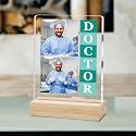 Giftplease Best Doctor Photo Plaque with Wooden